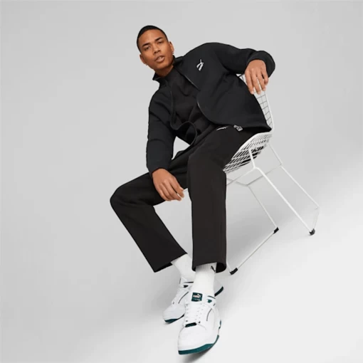 Толстовка мужская Puma T7 Track Jacket черного цвета