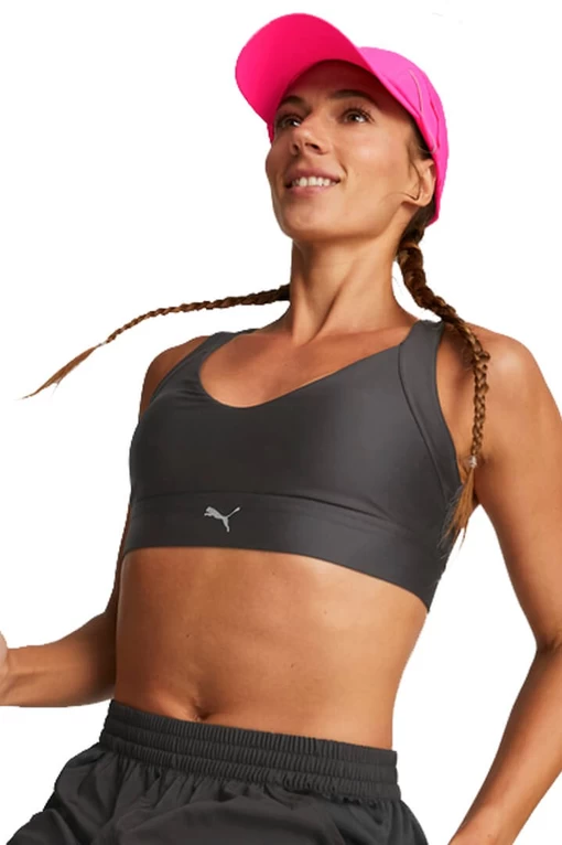 Топ женский Puma High Impact Ultraform Bra черного цвета
