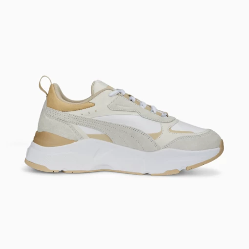 Кроссовки женские Puma Cassia Mix бело-песочного цвета
