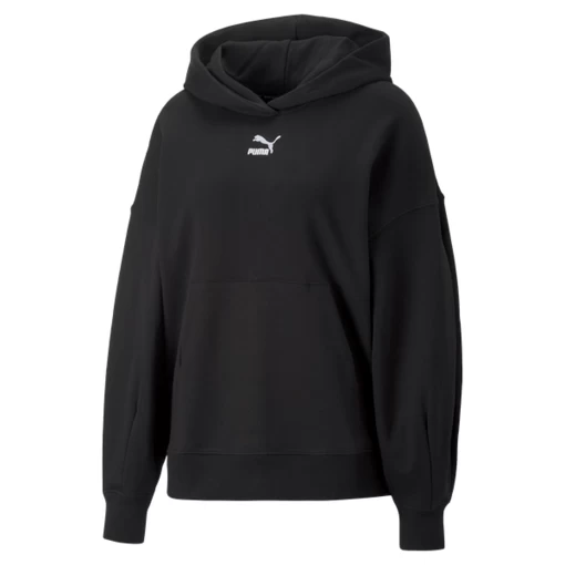 Худі жіноче Puma Classics Oversized Hoodie чорного кольору