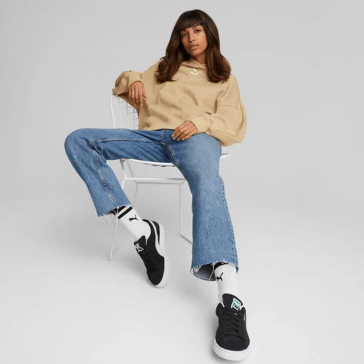 Худі жіноче Puma Classics Oversized Hoodie пісочного кольору