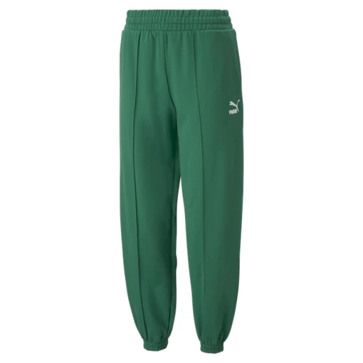 Спортивные штаны женские Puma Classics Sweatpants зеленого цвета