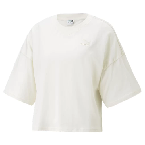 Футболка женская Puma CLASSICS Oversized Tee белого цвета
