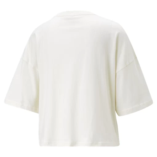 Футболка женская Puma CLASSICS Oversized Tee белого цвета