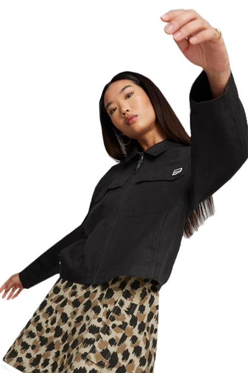 Куртка жіноча Puma Downtown Jacket чорного кольору