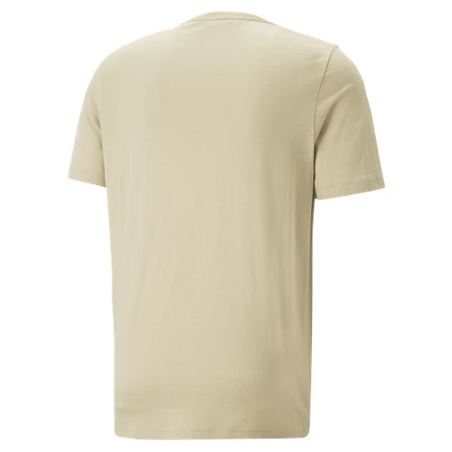 Футболка мужская Puma ESS Logo Tee бежевого цвета