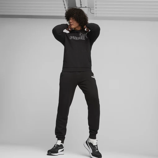Спортивные штаны мужские Puma ESS ELEVATED Sweatpants черного цвета