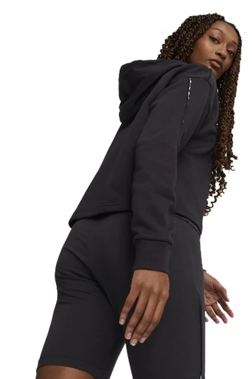 Худи женское Puma POWER Tape Hoodie черного цвета