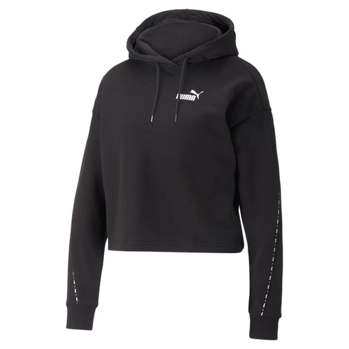Худи женское Puma POWER Tape Hoodie черного цвета