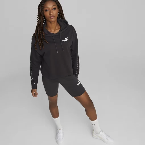 Худи женское Puma POWER Tape Hoodie черного цвета