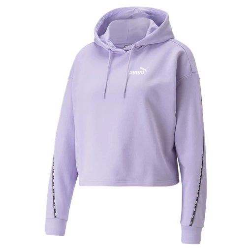 Худи женское Puma POWER Tape Hoodie сиреневого цвета