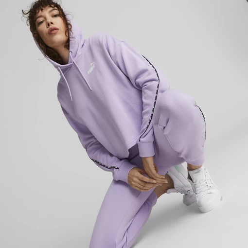 Худи женское Puma POWER Tape Hoodie сиреневого цвета