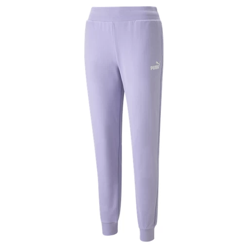 Спортивные штаны женские Puma ESS Elevated Pants сиреневого цвета