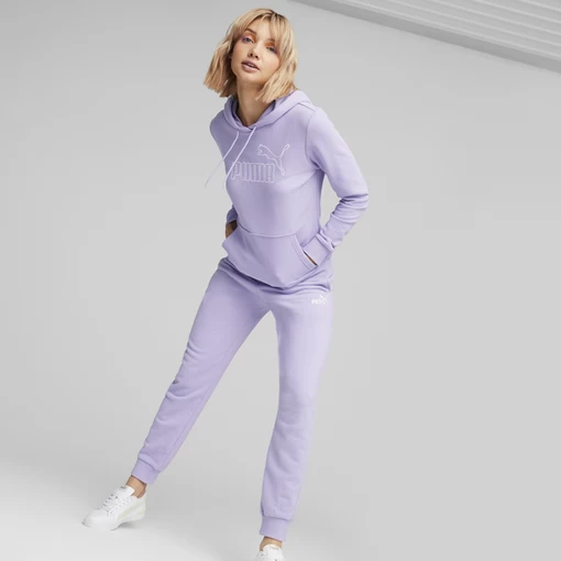 Спортивные штаны женские Puma ESS Elevated Pants сиреневого цвета
