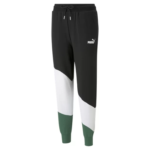 Спортивні штани жіночі Puma POWER Cat Pants чорно-біло-зеленого кольору
