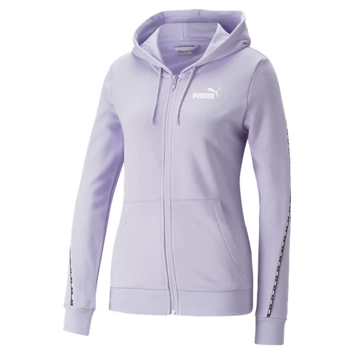 Худи женское Puma POWER Full-Zip Hoodie сиреневого цвета