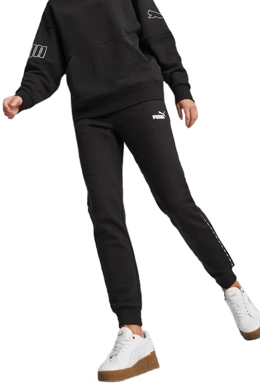 Спортивные штаны женские Puma POWER Tape Pants черного цвета