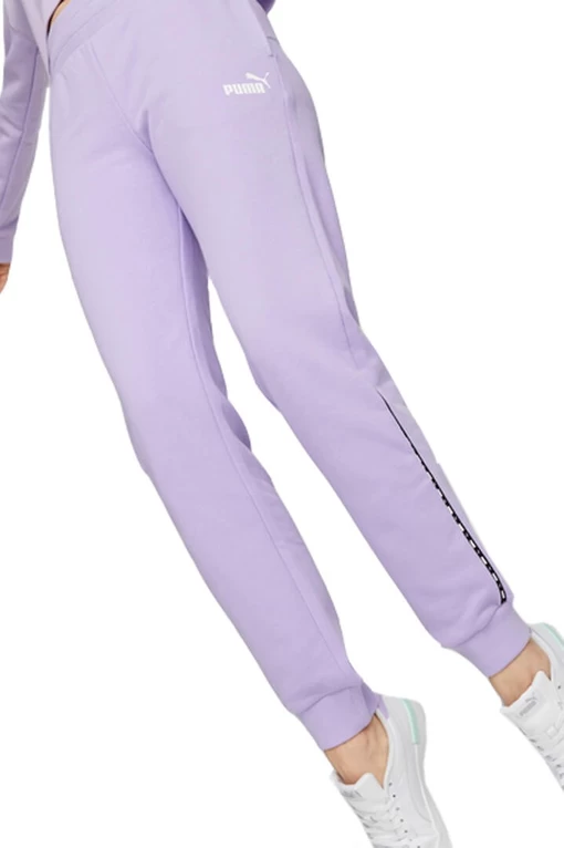 Спортивные штаны женские Puma POWER Tape Pants сиреневого цвета