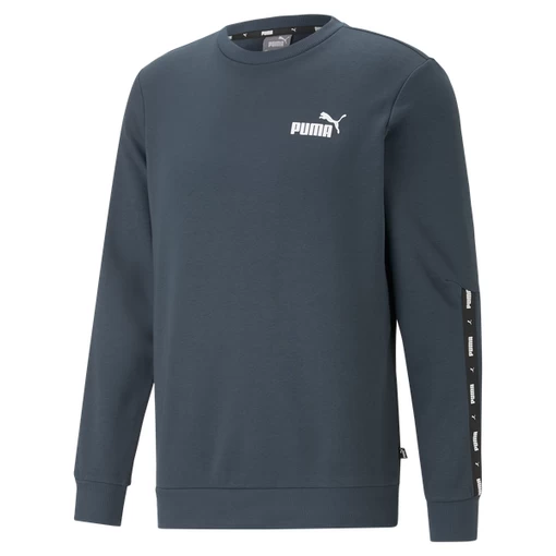 Світшот чоловічий Puma ESS+ Tape Crew темно-синього кольору