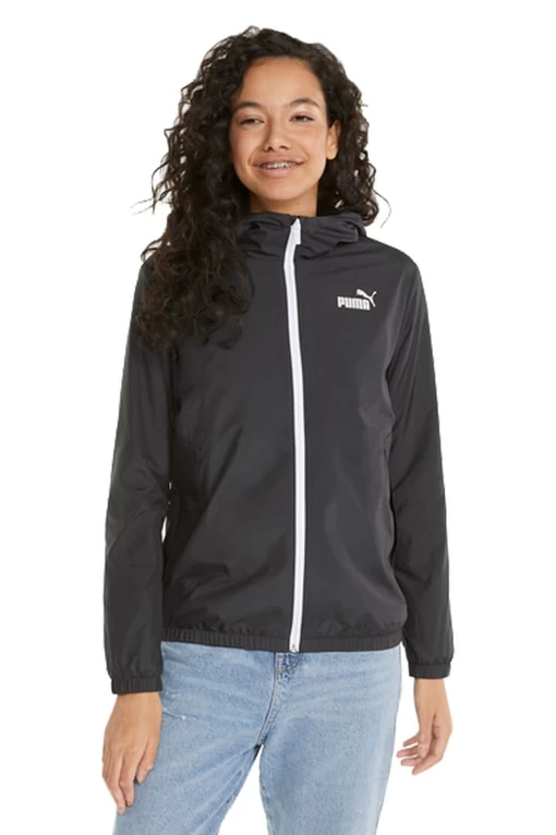Вітровка жіноча Puma ESS Solid Windbreaker чорного кольору