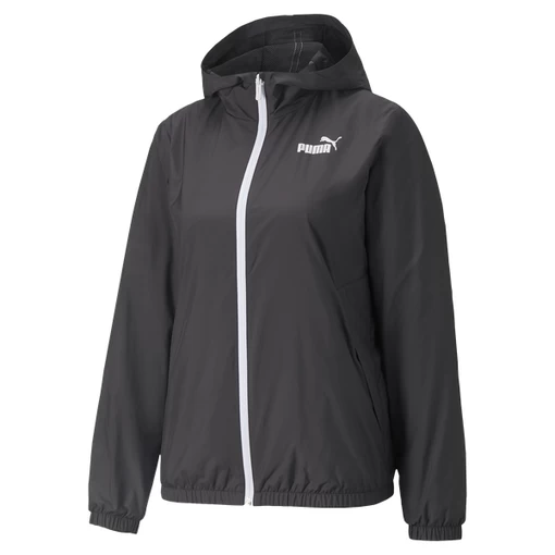 Вітровка жіноча Puma ESS Solid Windbreaker чорного кольору