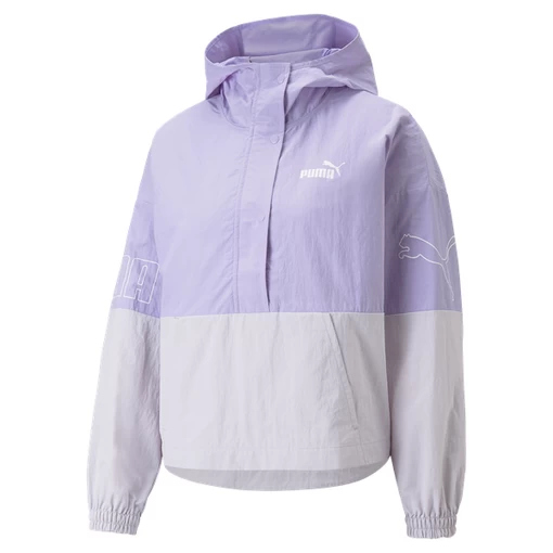 Ветровка женская Puma POWER Windbreaker сиреневого цвета