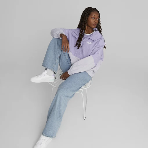 Ветровка женская Puma POWER Windbreaker сиреневого цвета