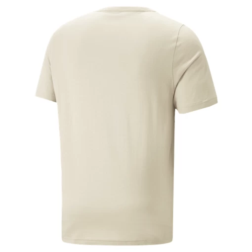 Футболка мужская Puma ESS Small Logo Tee молочного цвета