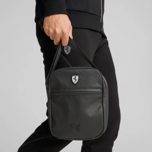Сумка мужская-женская Puma Ferrari SPTWR Style Portable черного цвета