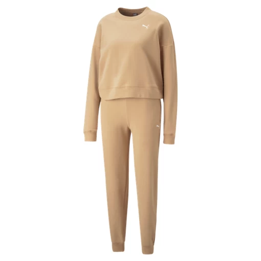 Спортивный костюм женский Loungewear Suit песочного цвета