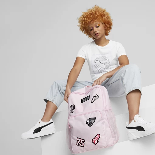 Рюкзак женский Puma Patch Backpack розового цвета