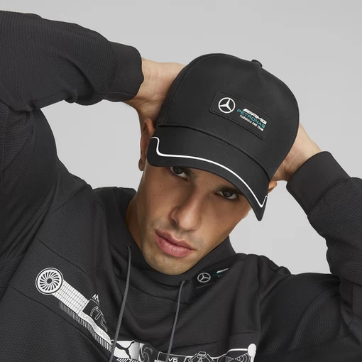 Кепка чоловіча-жіноча Puma MAPF1 BB Cap чорного кольору 02448501