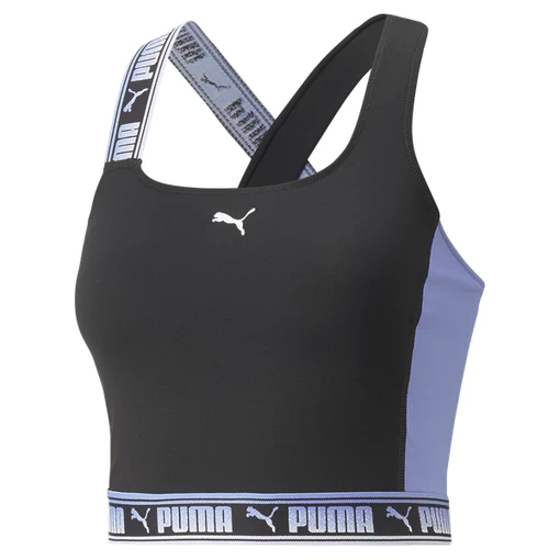 Топ жіночий Pumа Strong Branding Tank чорно-лілового кольору