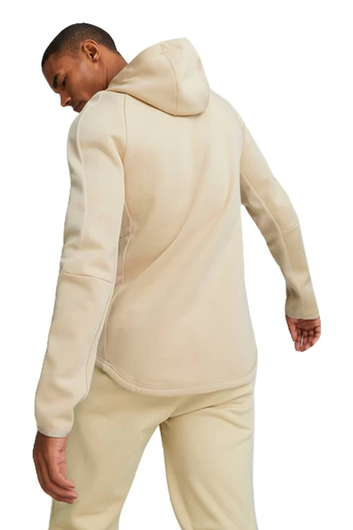Худі чоловіче Puma EVOSTRIPE Hoodie бежевого кольору