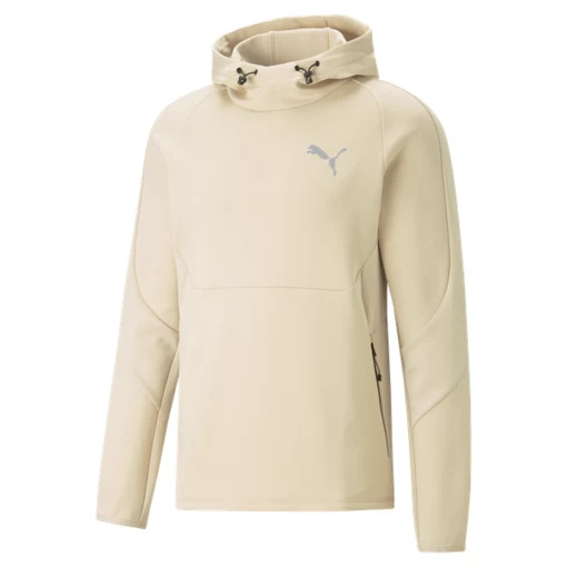 Худі чоловіче Puma EVOSTRIPE Hoodie бежевого кольору