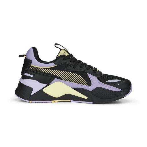 Кроссовки женские Puma RS-X Reinvention черно-сиреневого цвета