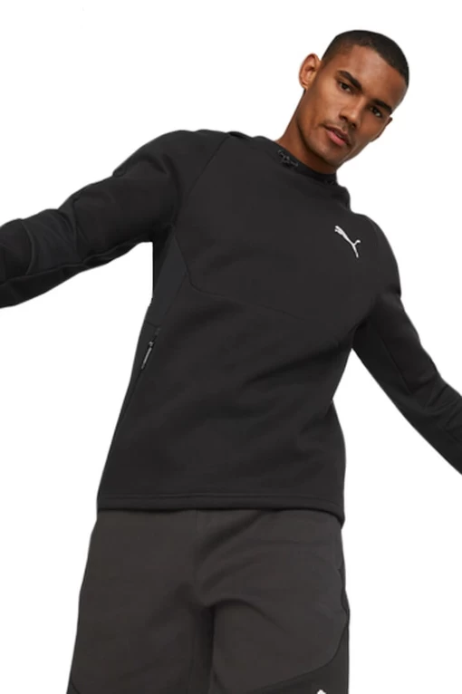 Худі чоловіче Puma Evostripe Hoodie чорного кольору (67331201)