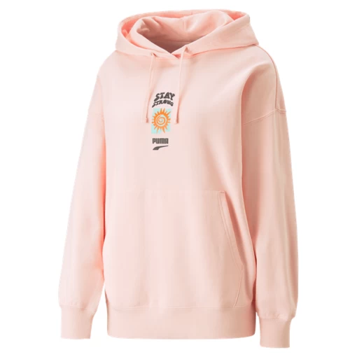 Худі жіноче Puma DOWNTOWN Graphic Hoodie рожевого кольору