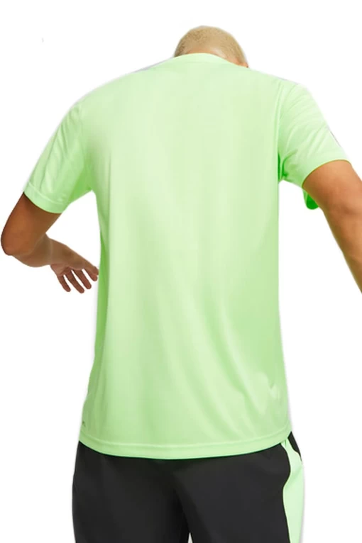 Футболка чоловіча Puma Fit Logo Tee Graphic салатного кольору