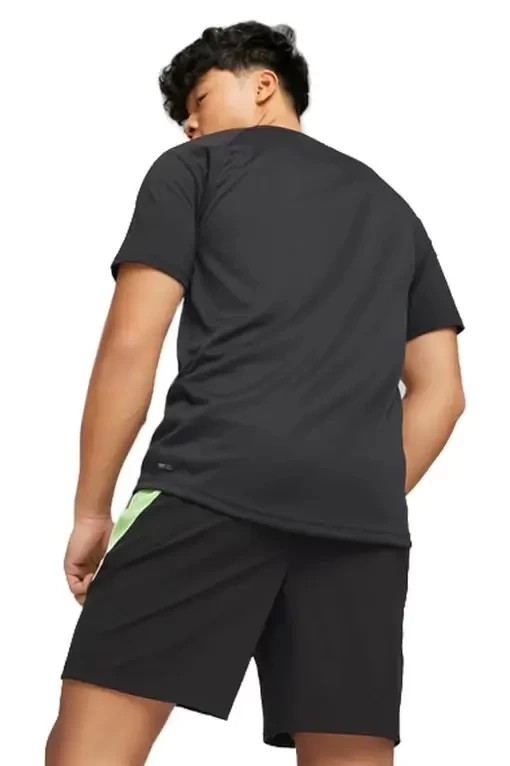 Футболка чоловіча Puma FIT ULTRABREATHE TRIBLENDTEE чорного кольору