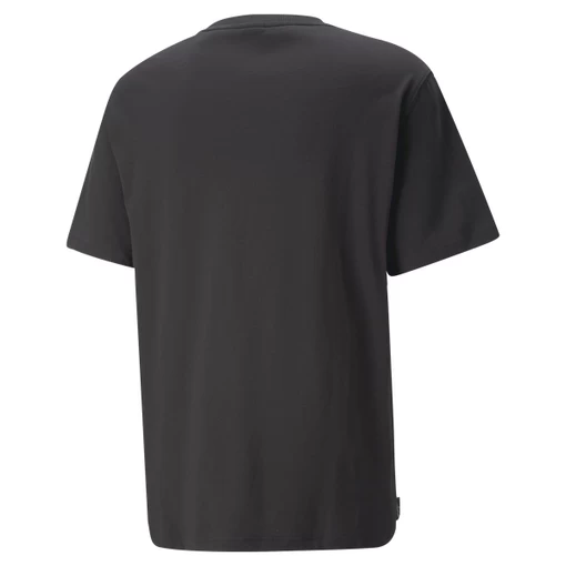 Футболка мужская Puma DOWNTOWN Logo Graphic Tee черного цвета