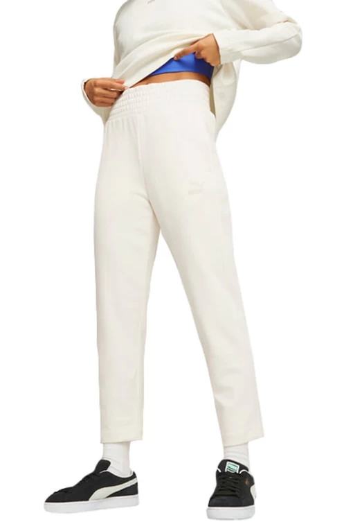 Спортивні штани жіночі Puma T7 High Waist Pants молочного кольору