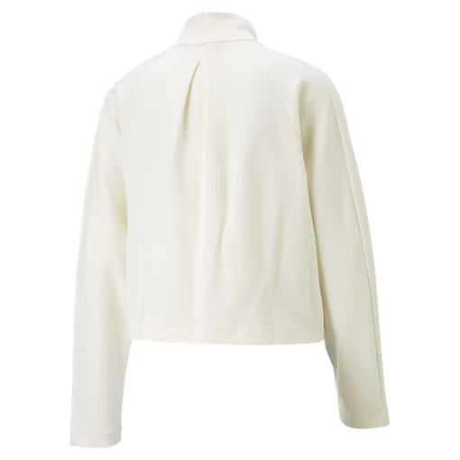 Куртка женская Puma T7 Track Jacket молочного  цвета