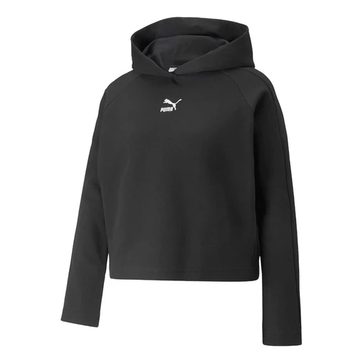 Худи женское Puma T7 Hoodie черного цвета