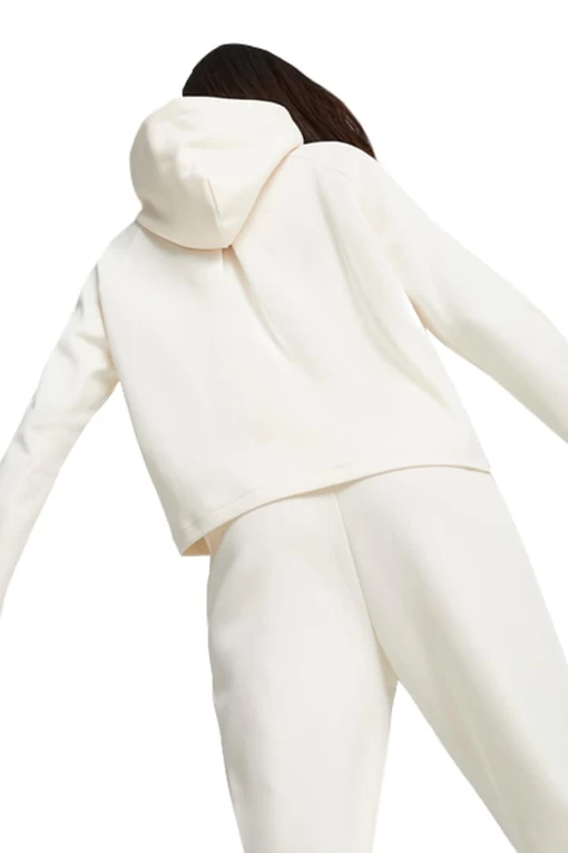 Худі жіноче Puma T7 Hoodie молочного кольору