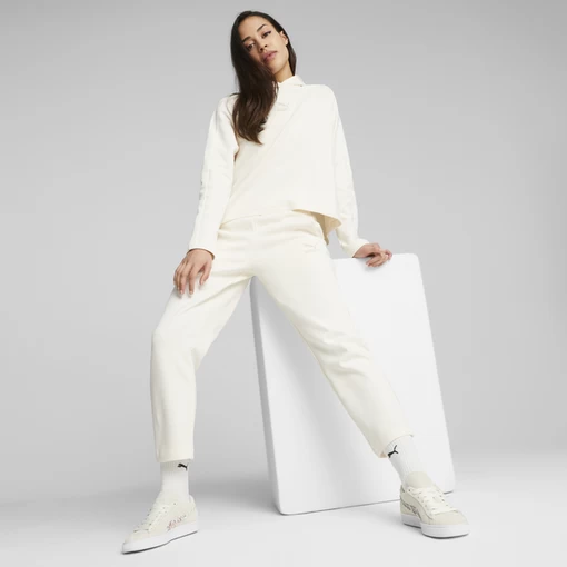 Худі жіноче Puma T7 Hoodie молочного кольору