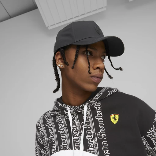 Кепка чоловіча-жіноча Puma Ferrari Sptwr Style BB Cap чорного кольору