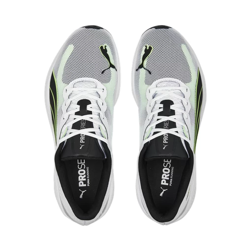 Кроссовки мужские-женские Puma Redeem Profoam бело-лаймого цвета