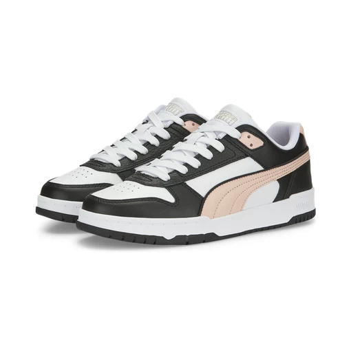Кросівки жіночі Puma RBD Game Low чорно-біло-рожевого кольору