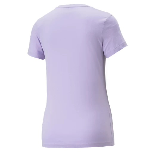 Футболка женская Puma ESS Logo Tee сиреневого цвета